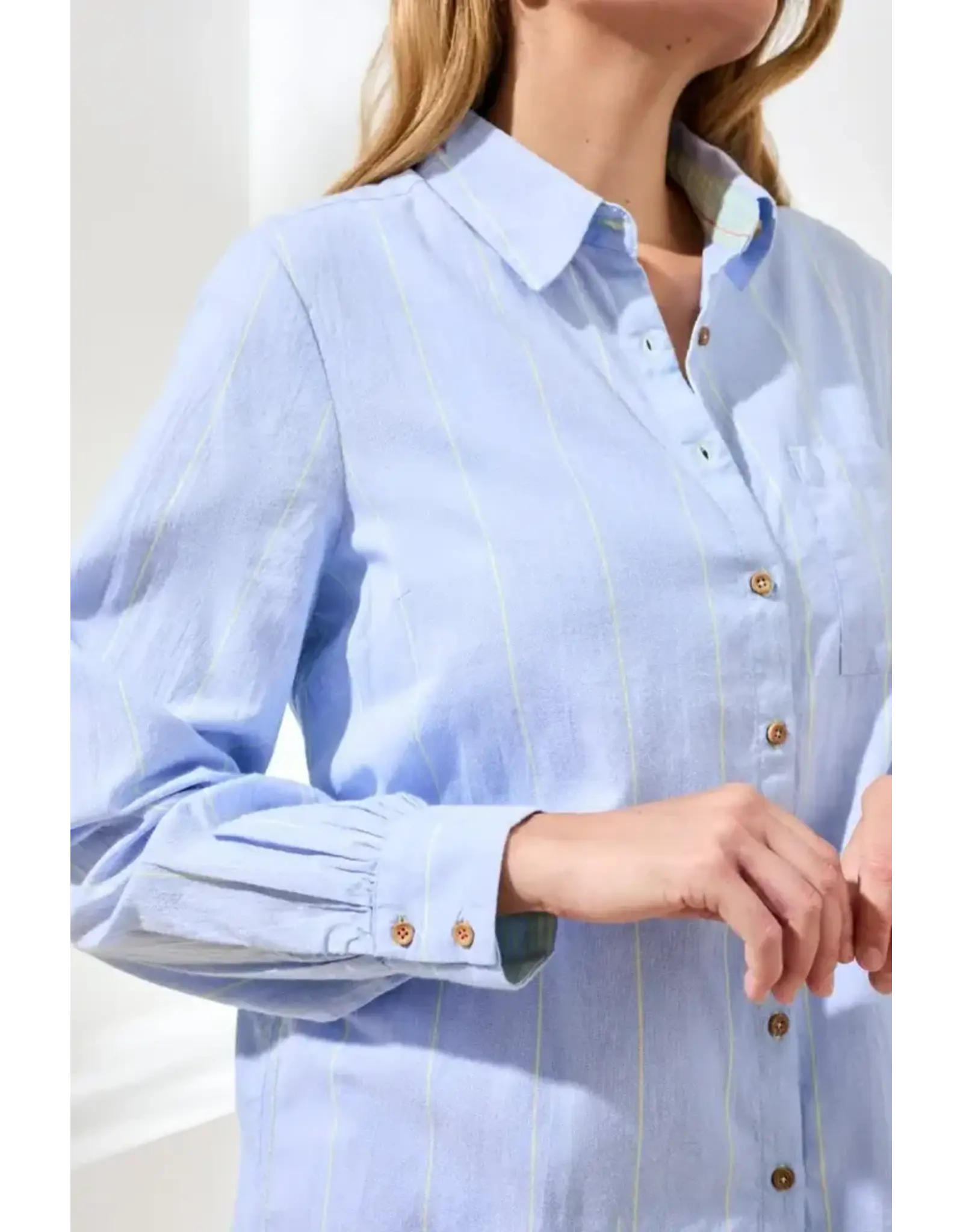 Tribal Tribal Yarn Dye Stripe Button Shirt