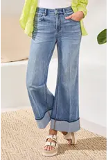 Tribal Tribal Brooke Cuffed Palazzo Jeans