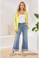 Tribal Tribal Brooke Cuffed Palazzo Jeans