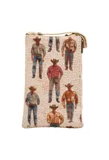Cowboys Beaded Bag