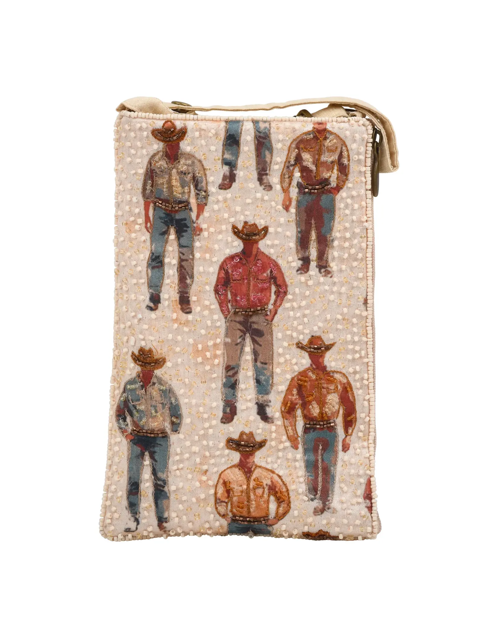 Cowboys Beaded Bag