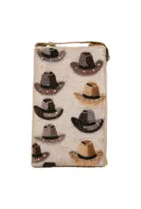 Cowboy Hat Beaded Bag
