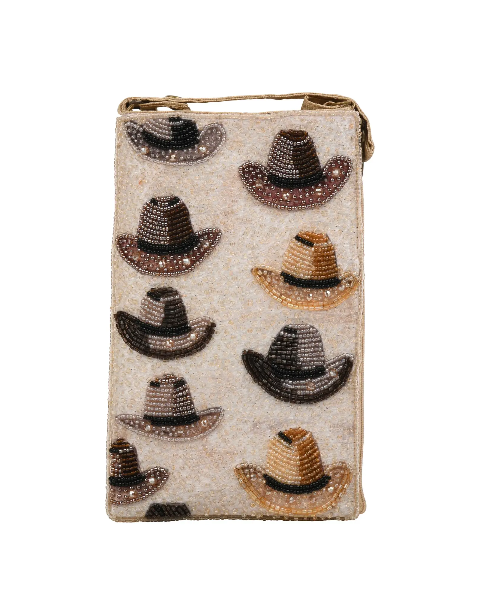 Cowboy Hat Beaded Bag