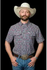 Ferrell Bennett Short Sleeve Snap Brown