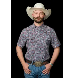 Ferrell Bennett Short Sleeve Snap Brown