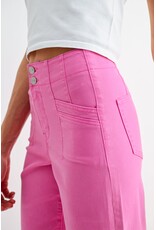 Myra Pink High Rise Wide Leg Jean