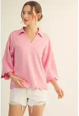 Eviana Scallop Edge Top