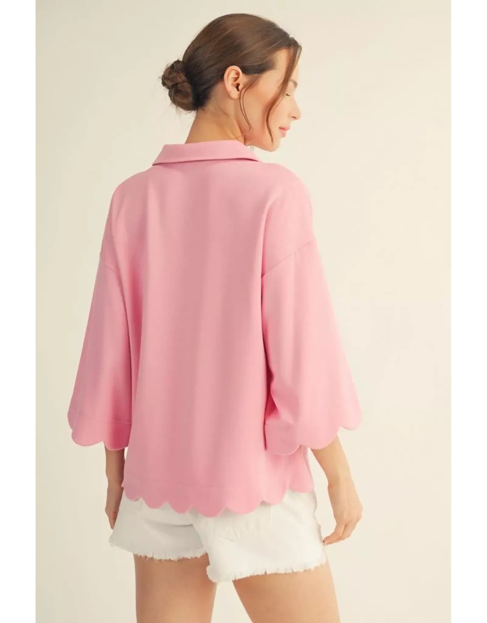 Eviana Scallop Edge Top