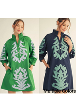 Talia Applique Shift Dress