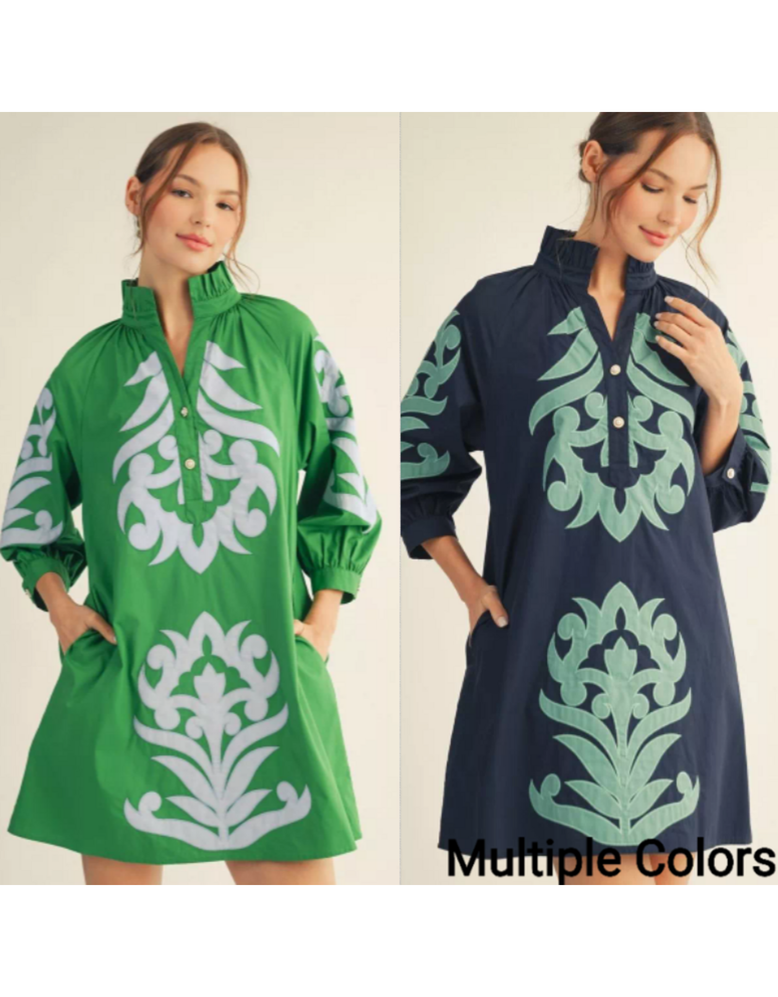 Talia Applique Shift Dress