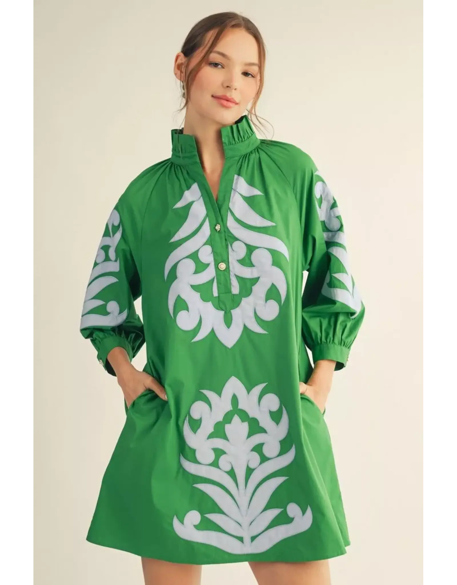 Talia Applique Shift Dress