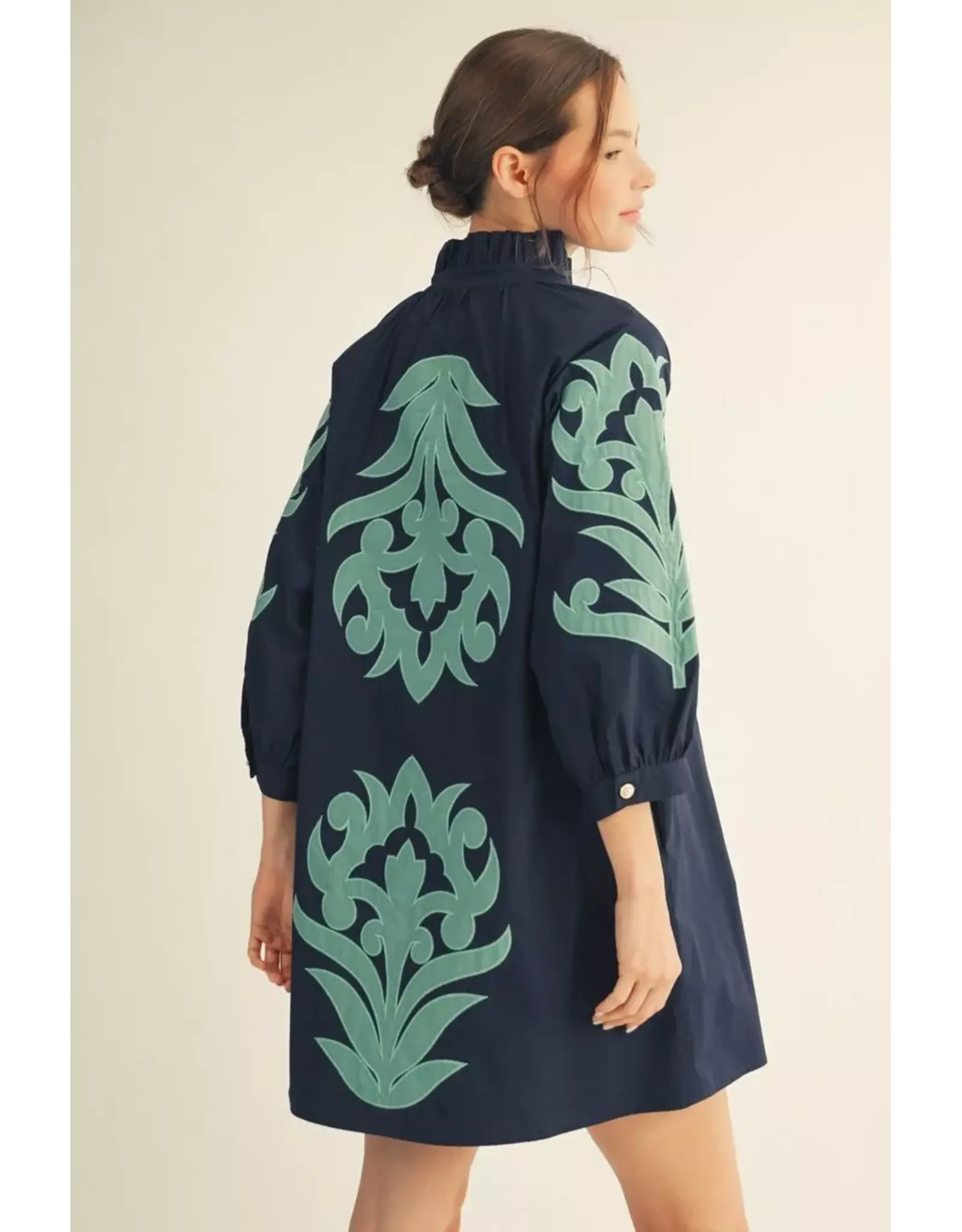 Talia Applique Shift Dress