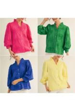 Anna Textured Floral Top