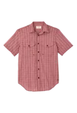 Filson Filson Twin Lakes Short Sleeve Sport Shirt Brick/Cream Plaid