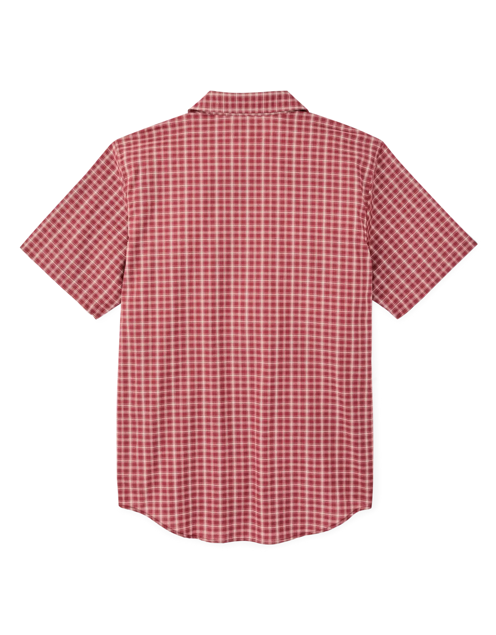 Filson Filson Twin Lakes Short Sleeve Sport Shirt Brick/Cream Plaid