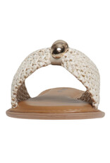Womens Pick Cream Slide Sandal