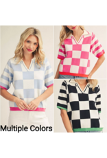 Tiffany Color Block Sweater