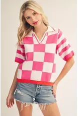 Tiffany Color Block Sweater