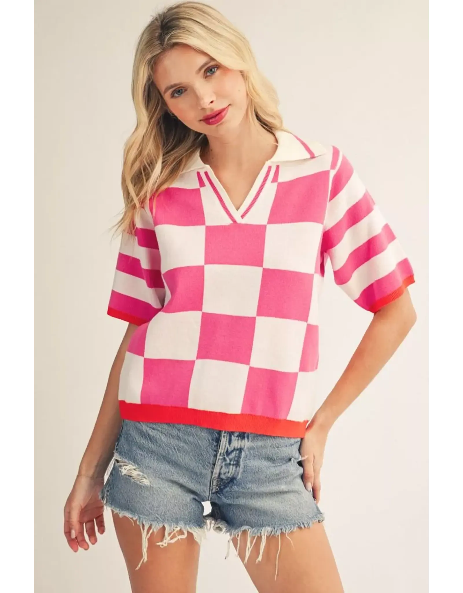 Tiffany Color Block Sweater