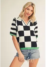 Tiffany Color Block Sweater