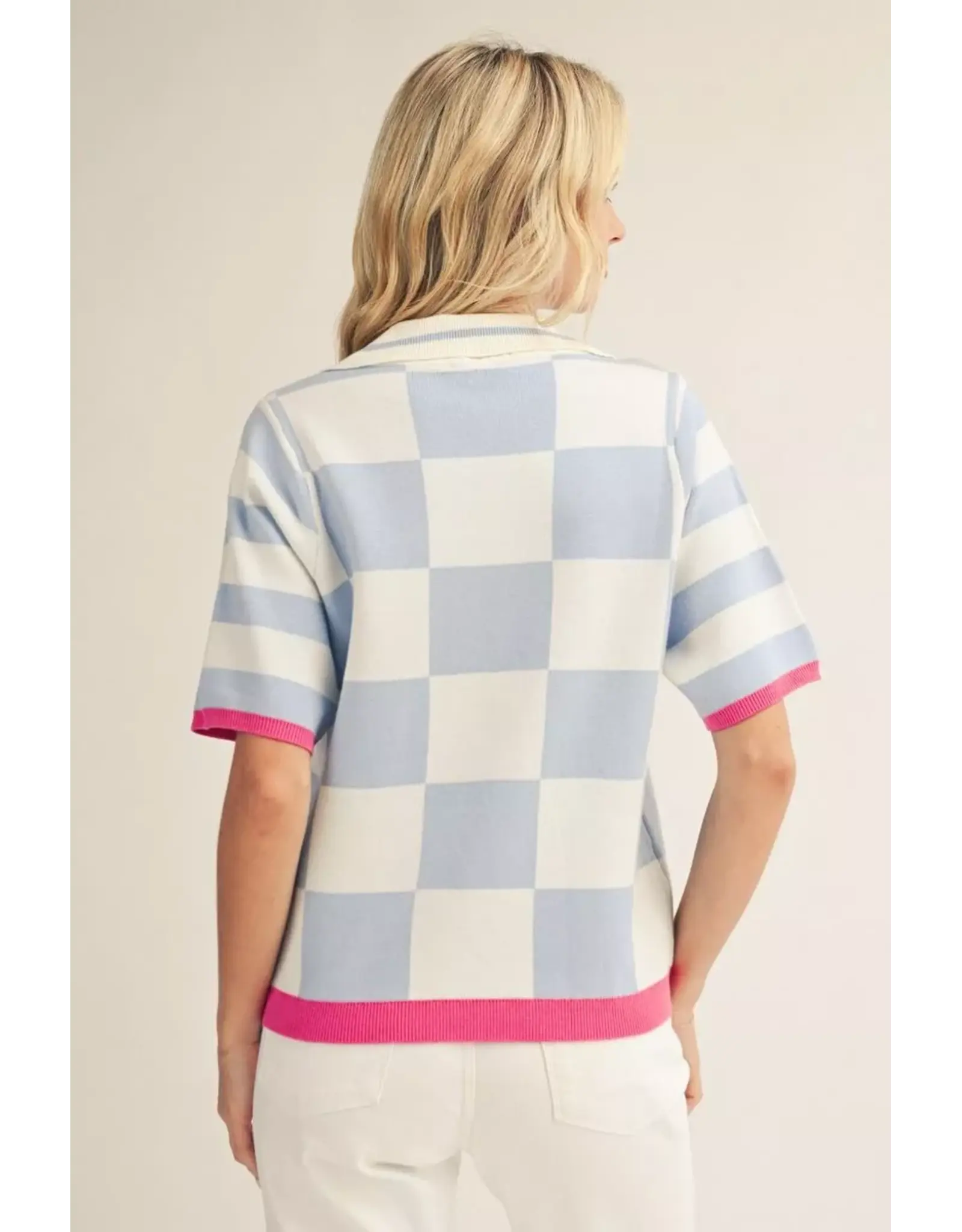 Tiffany Color Block Sweater