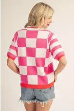 Tiffany Color Block Sweater