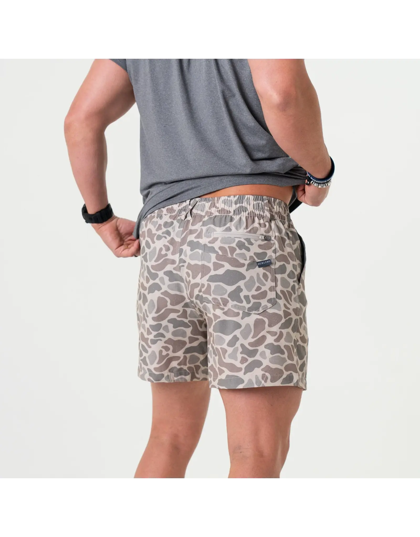 Burlebo Burlebo Mens Everyday Short 5.5 Inch