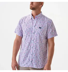 Burlebo Burlebo Performance Button Up Old Glory