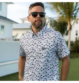 Burlebo Burlebo Performance Button Up  On The Water