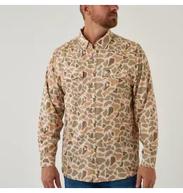Burlebo Burlebo Performance Western Shirt Long Sleeve Venado Camo