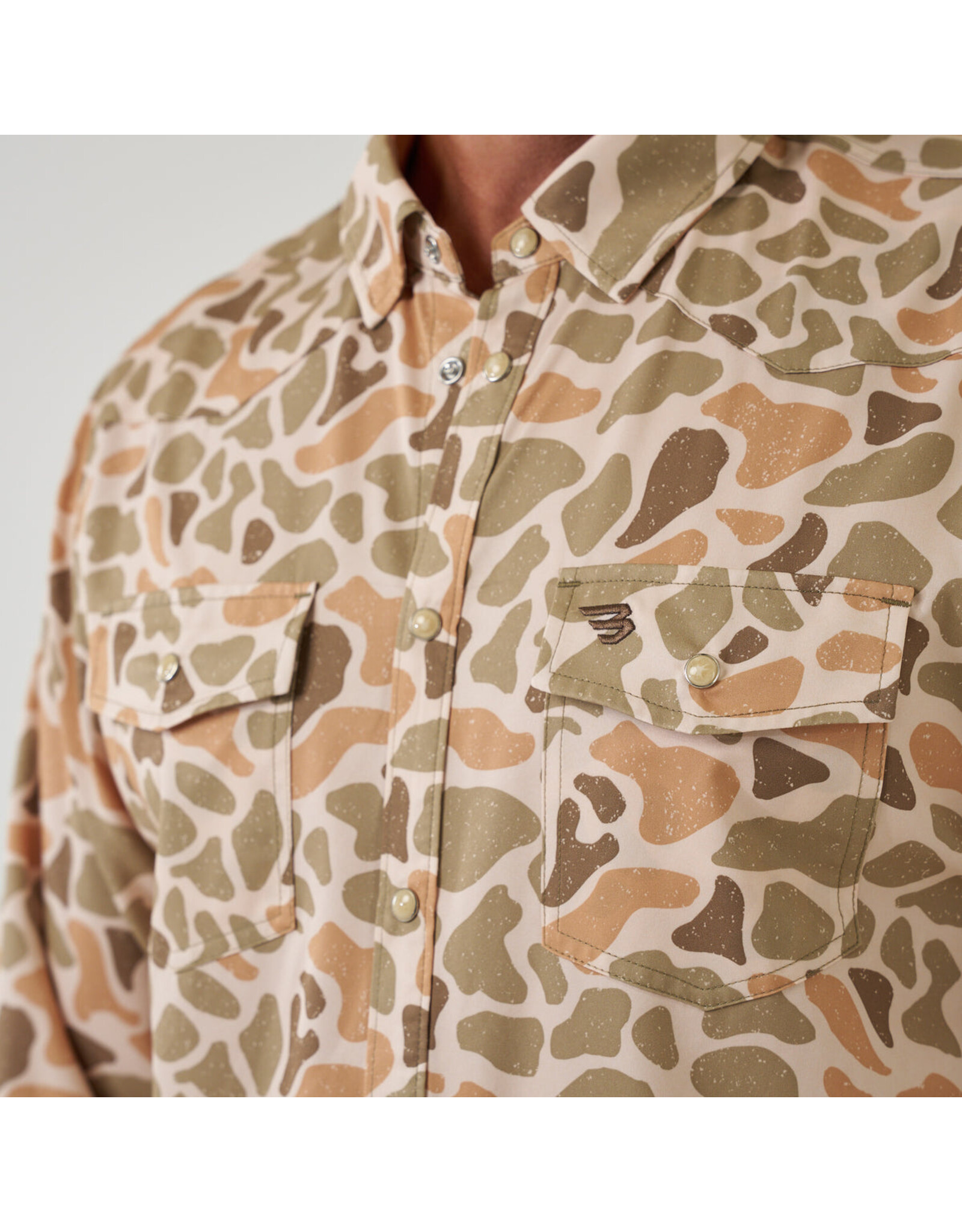 Burlebo Burlebo Performance Western Shirt Long Sleeve Venado Camo