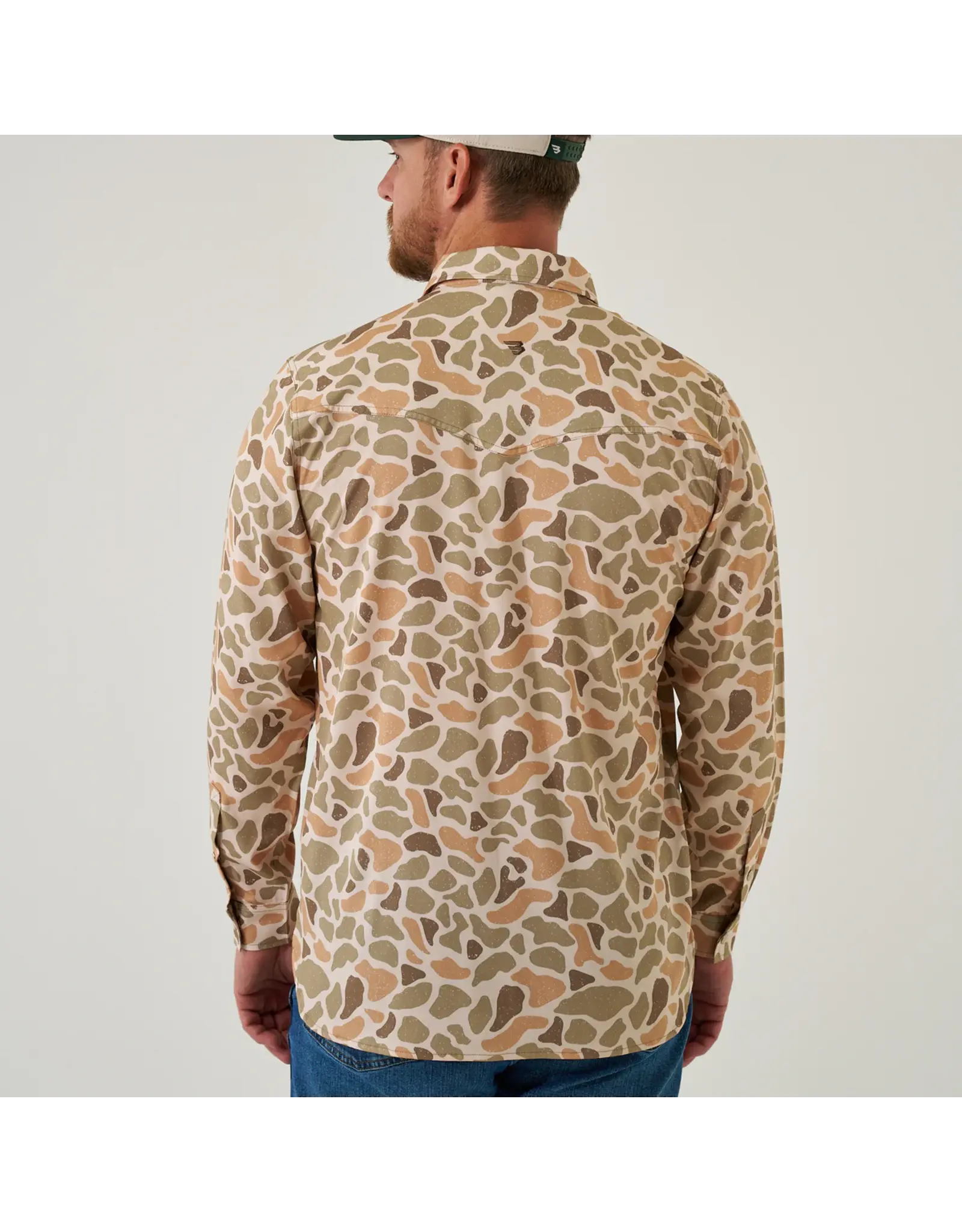 Burlebo Burlebo Performance Western Shirt Long Sleeve Venado Camo