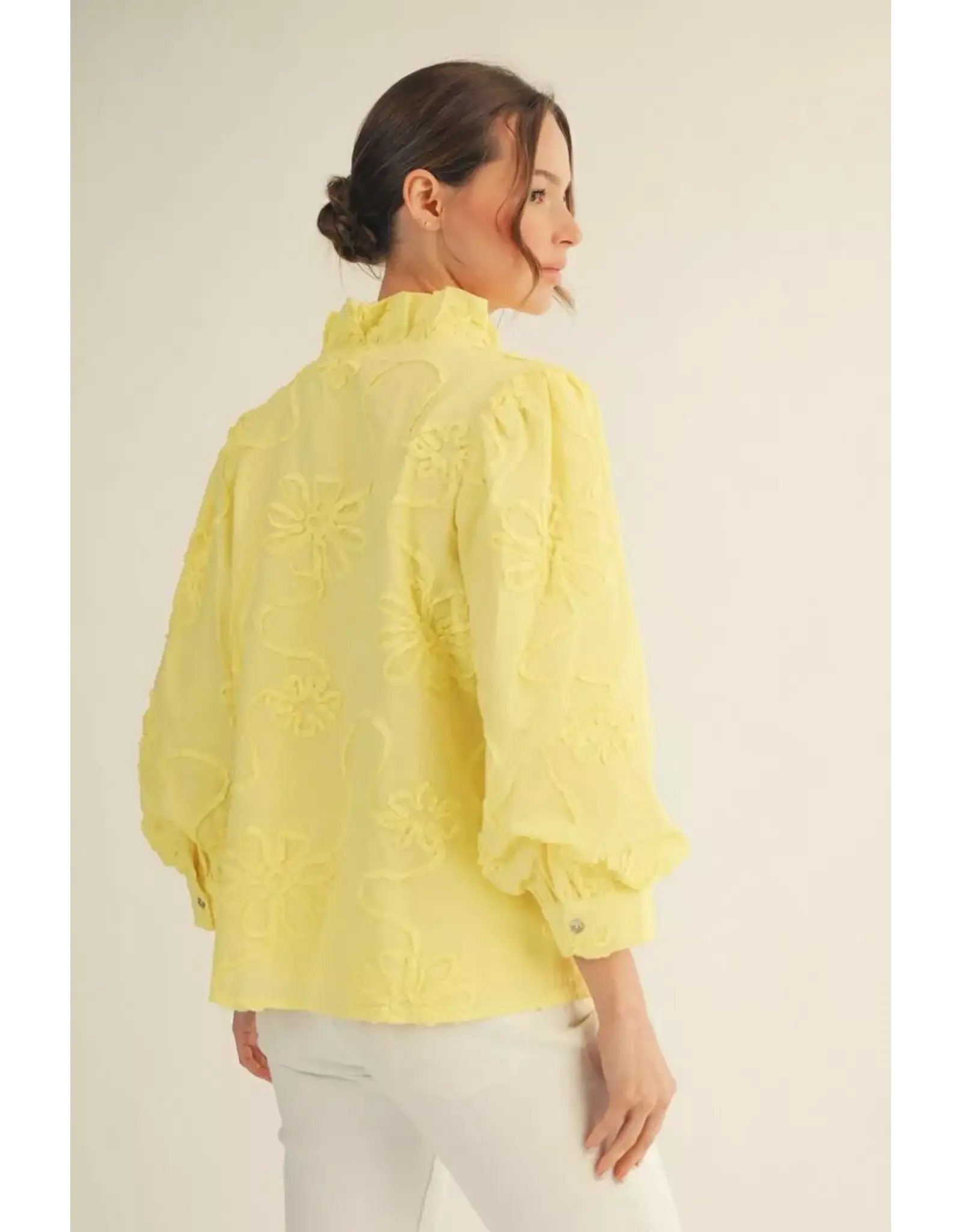 Anna Textured Floral Top