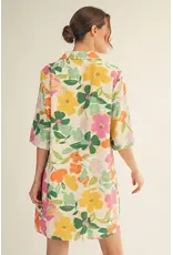 Tori Floral Shift Dress