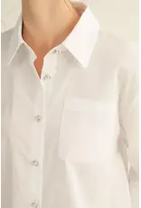 Patty Pearl White Button Shirt