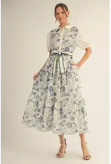 Titania Blue Floral Dress