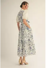 Titania Blue Floral Dress