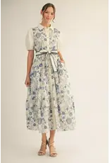 Titania Blue Floral Dress