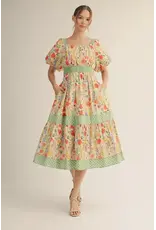 Twila Romantic Floral Dress