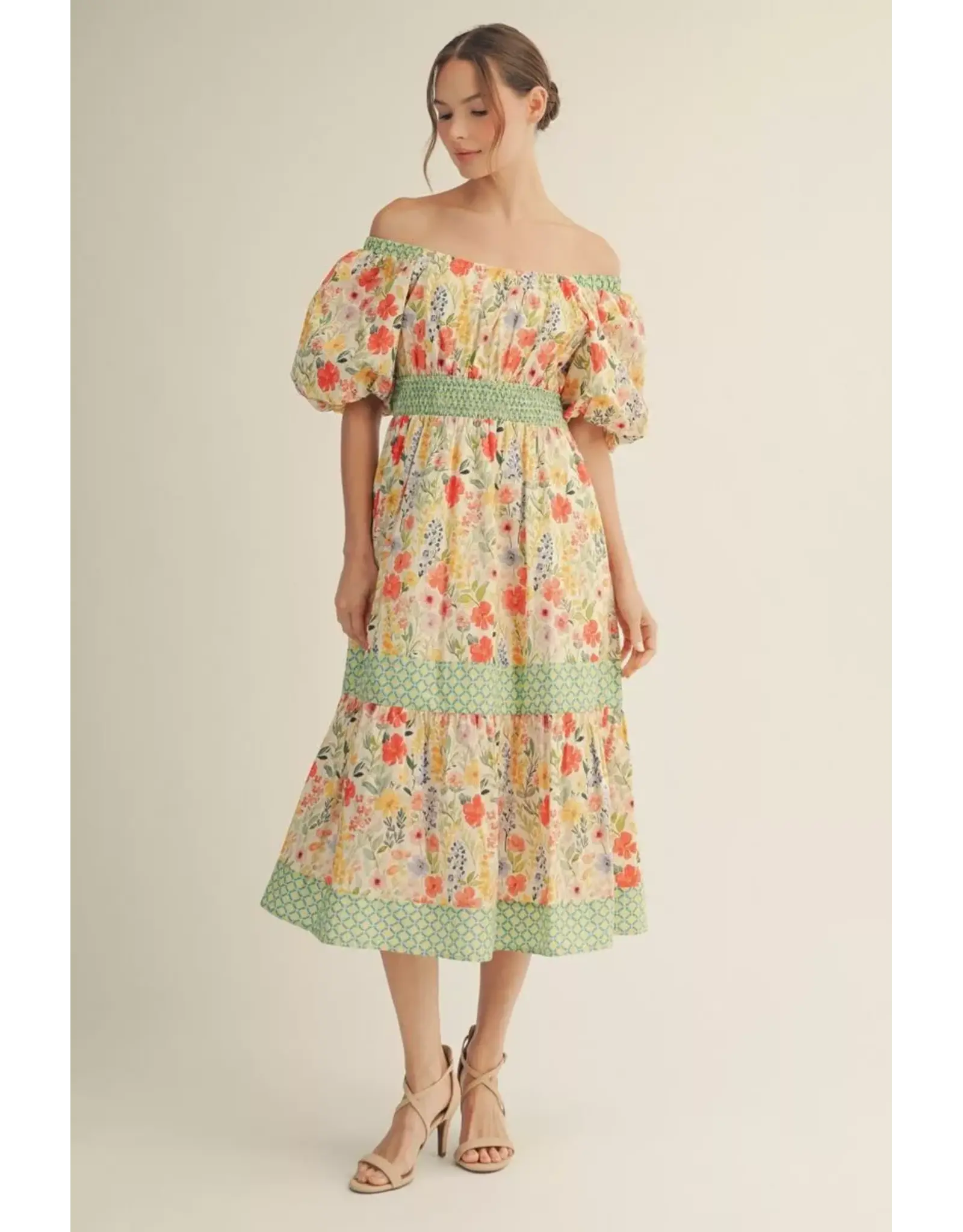 Twila Romantic Floral Dress