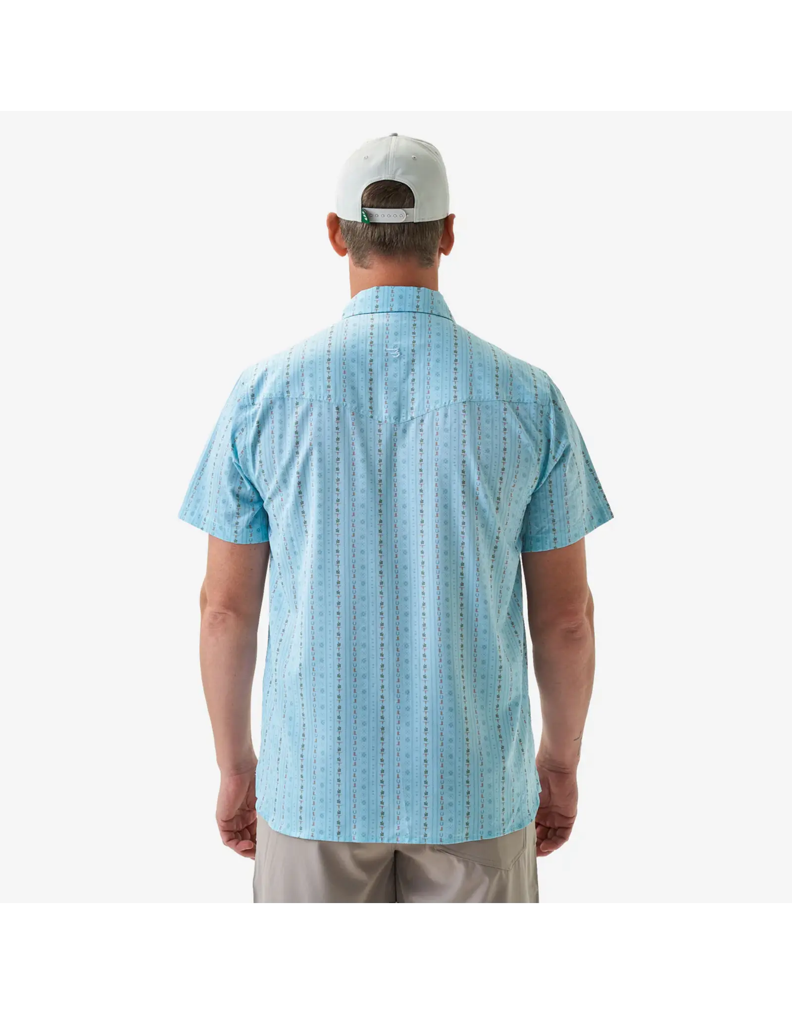 Burlebo Burlebo Performance Western Shirt BURLEBO Ranch Blue