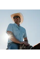 Burlebo Burlebo Performance Western Shirt BURLEBO Ranch Blue