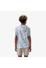 Burlebo Burlebo Youth Short Sleeve Performance Hoodie - Navy