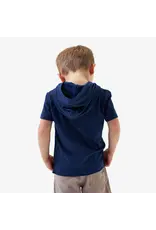 Burlebo Burlebo Youth Short Sleeve Performance Hoodie - Navy