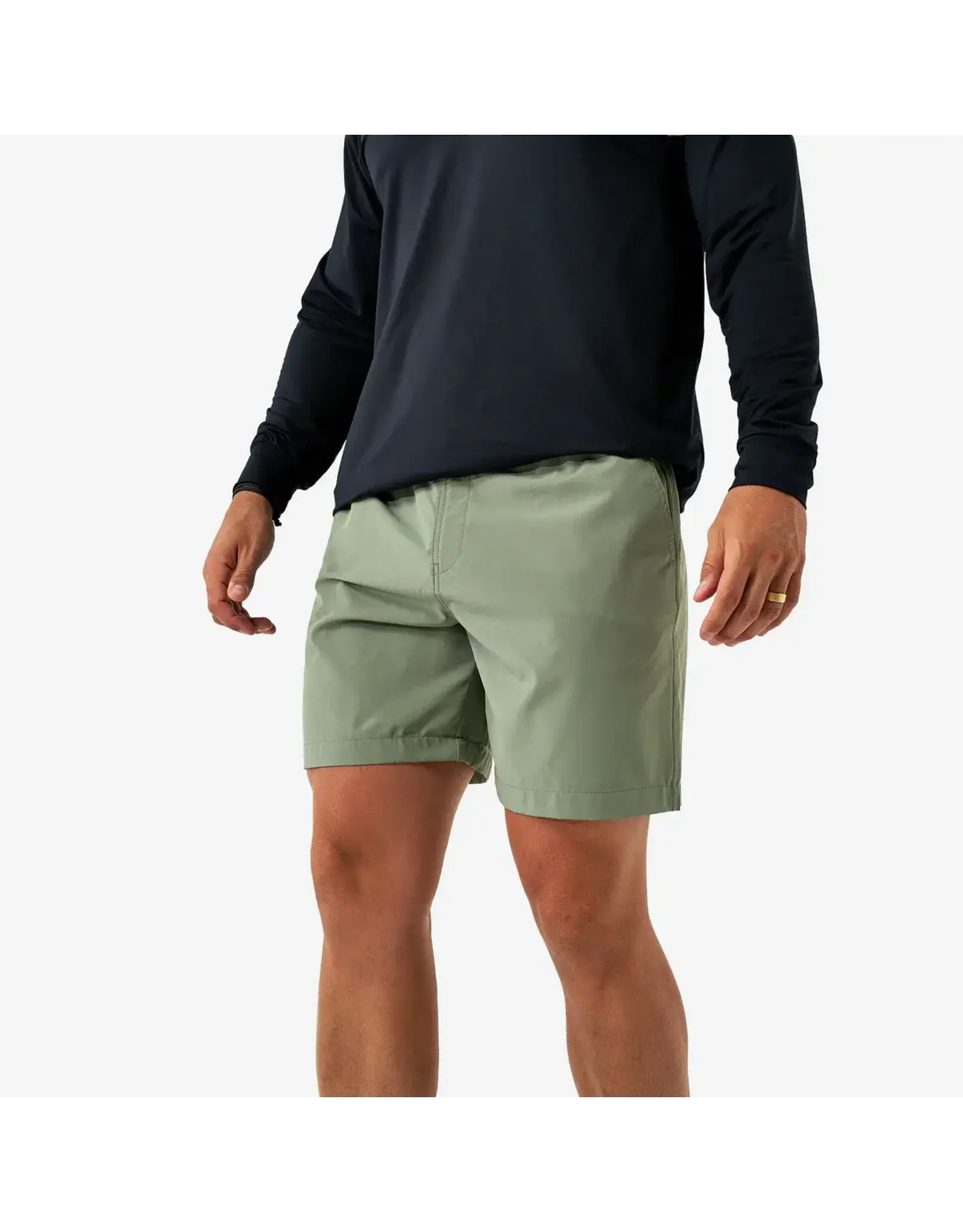 Burlebo Burlebo Everyday Short - Light Sage - Brush Country Pocket