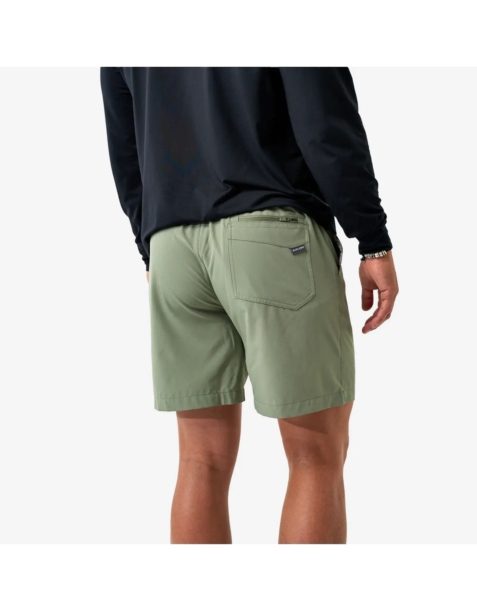 Burlebo Burlebo Everyday Short - Light Sage - Brush Country Pocket