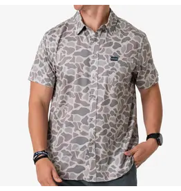 Burlebo Performance Button Up - Classic Deer Camo