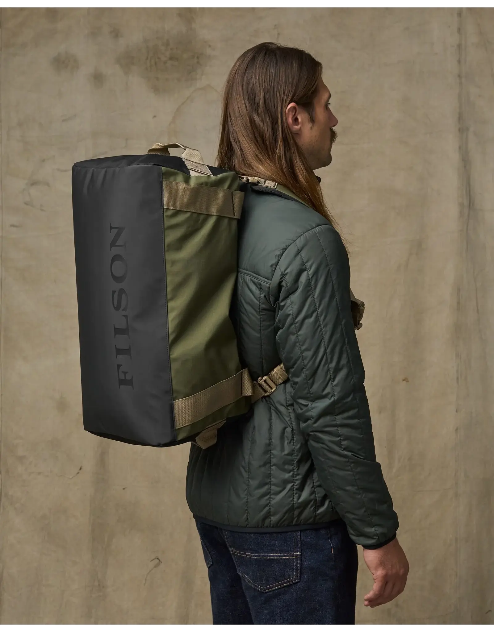 Filson Filson All Weather 40L Duffle Olive Black Covert