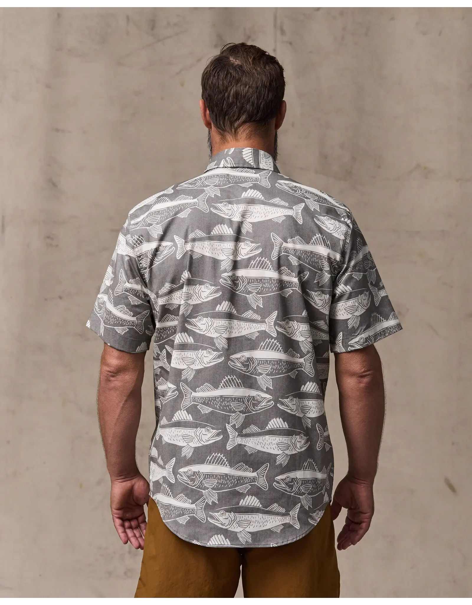 Filson Filson Twin Lakes Short Sleeve Sport Shirt Beluga Print