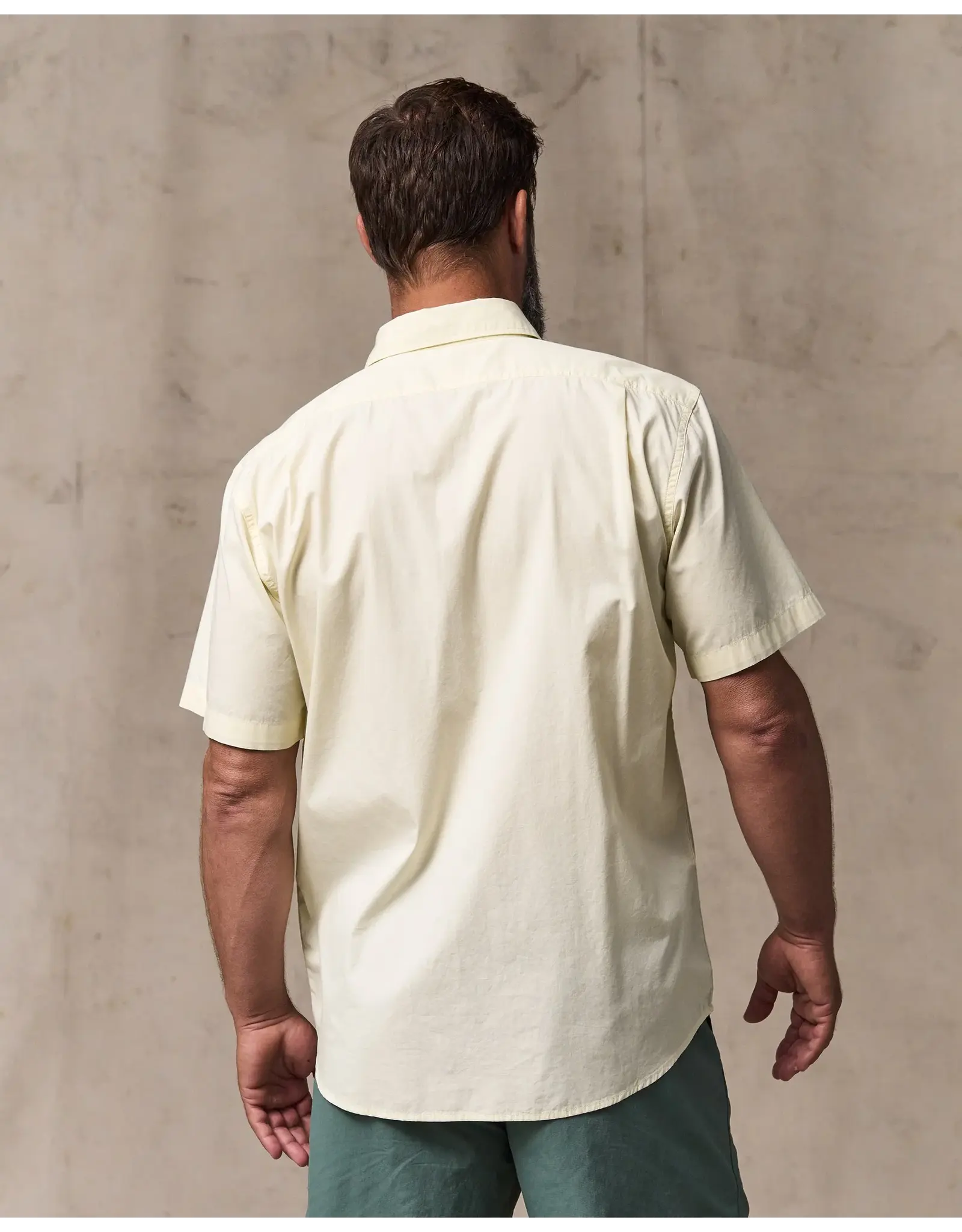 Filson FIlson Washed Short Sleeve Feather Cloth Shirt Ivoy